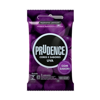 preservativo prudence uva c/3 unidades