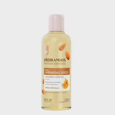 Oleo corporal hidramais amendoas doce e colageno, 120ml