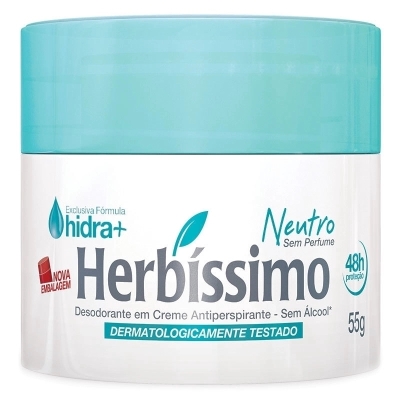 desodorante creme herbissimo sensitive 55gr