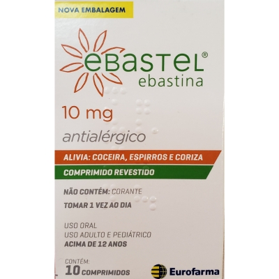 Ebastel *, 10 mg c/10 cpr